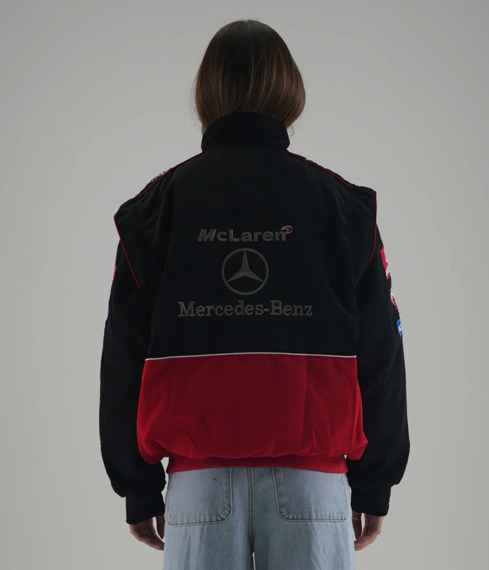 McLaren x Mercedes-Benz Vintage Ceket - Kırmızı