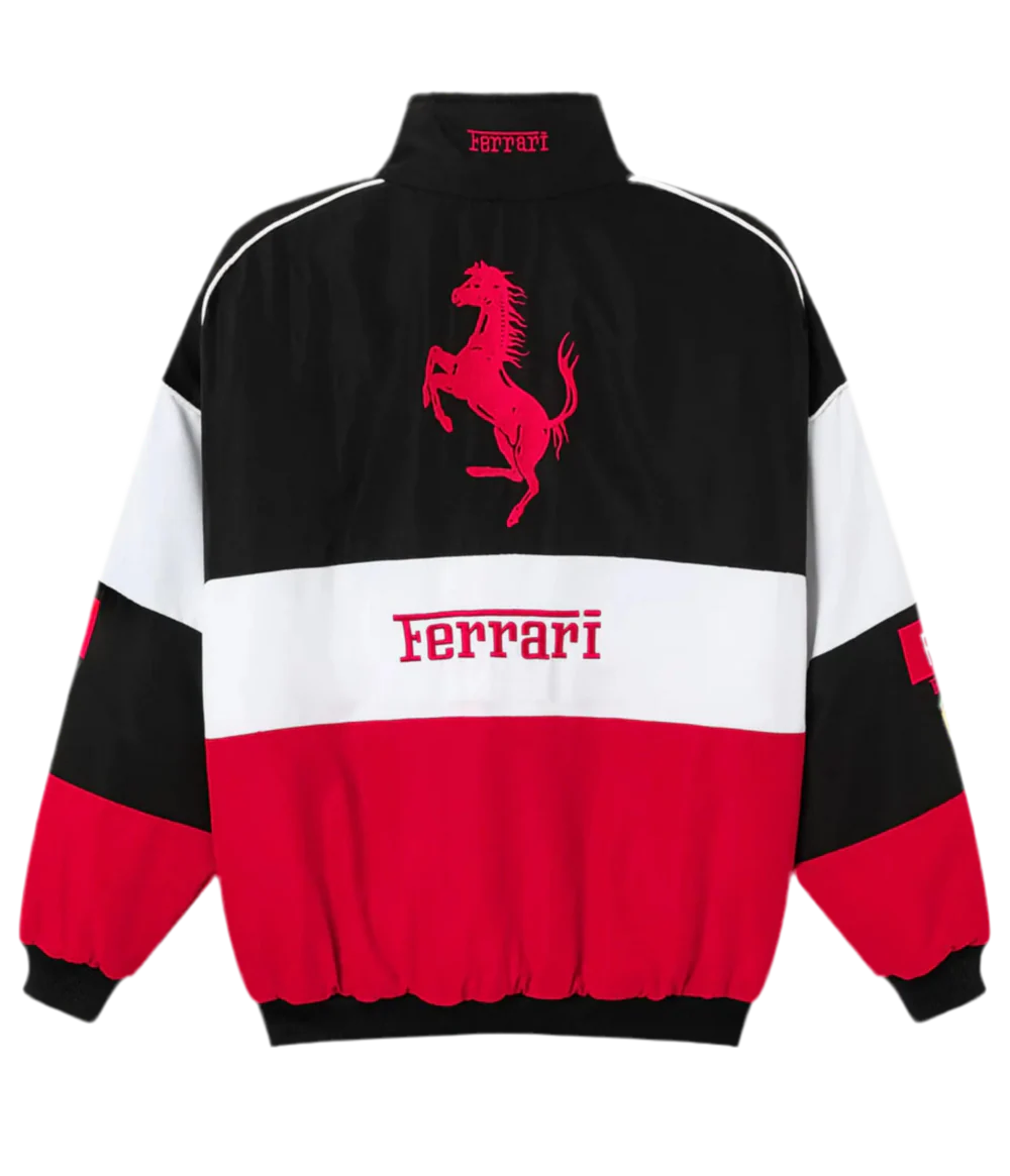 Ferrari F1 Vintage Racing Ceketi - Klasik