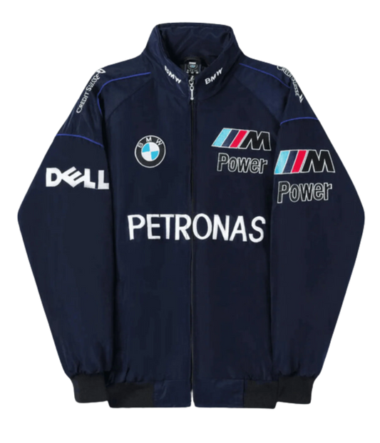 BMW F1 Vintage Racing Ceket - Klasik