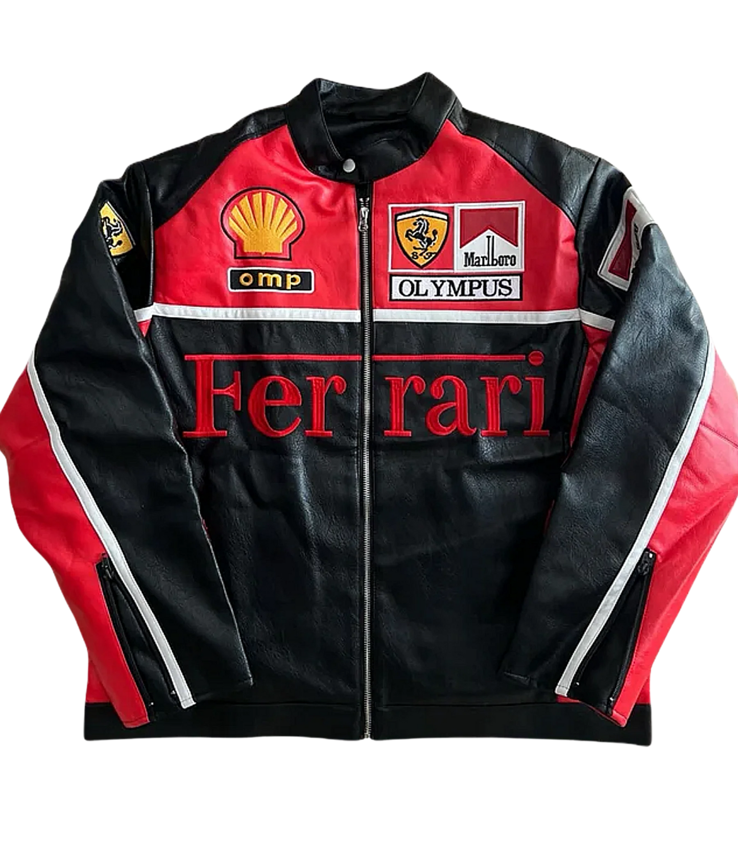 Ferrari F1 Leather Ceket