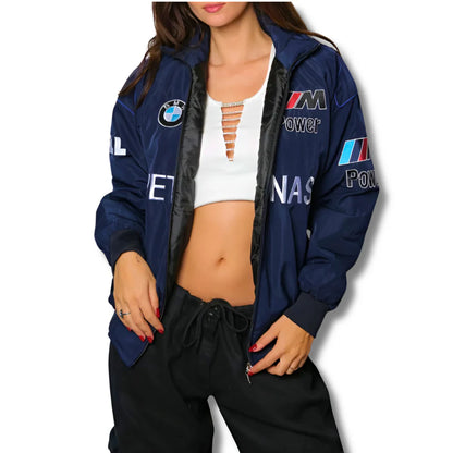 BMW F1 Vintage Racing Ceket - Klasik